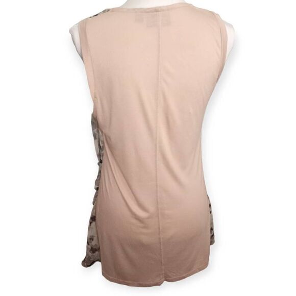 SIMPLY VERA VERA WANG BLUSH & CREAM TOP SZ.M EUC - Picture 5 of 8